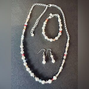 Brighton Crystal Multi Color Beaded Jewelry Set